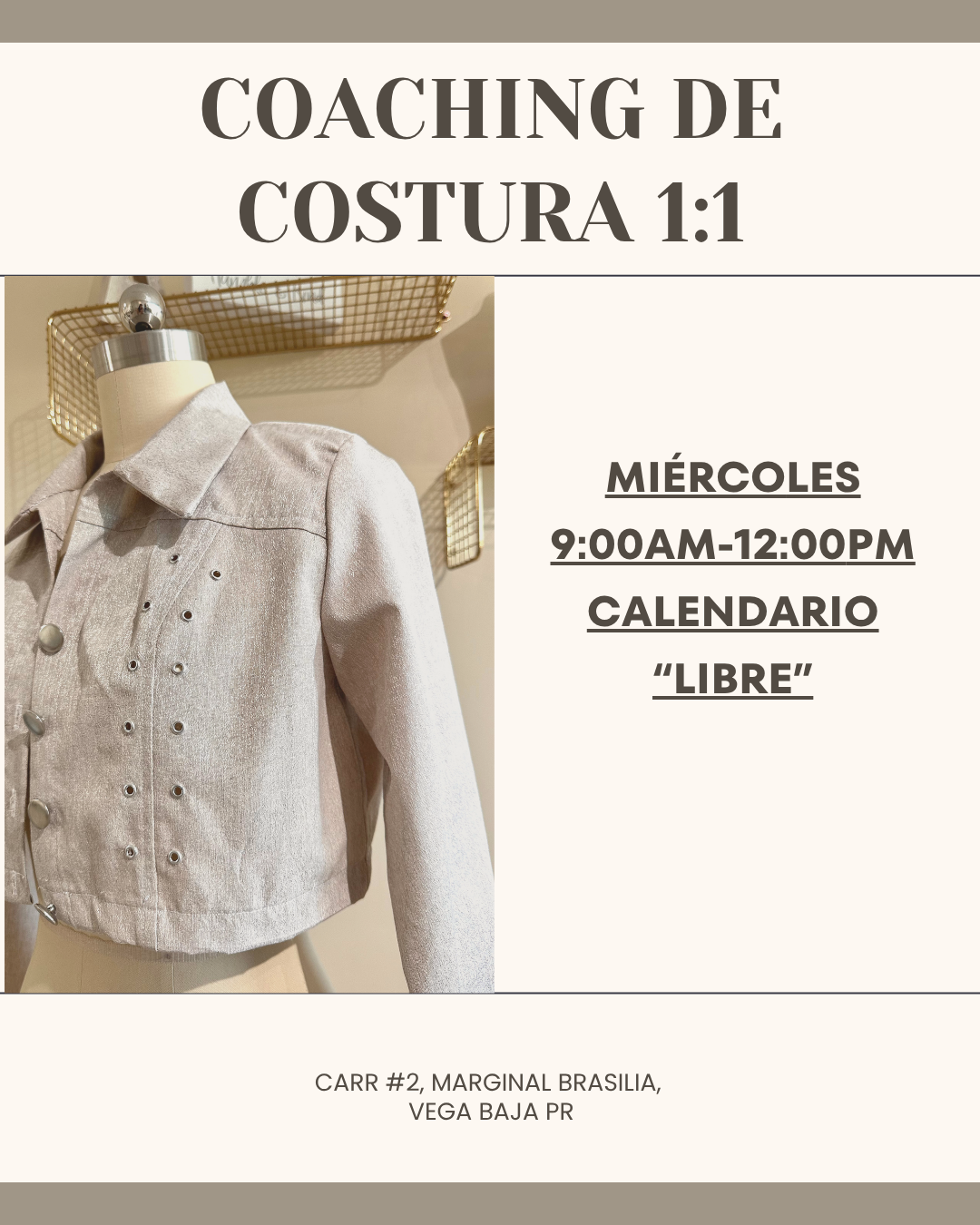 COACHING 1:1 MIÉRCOLES AM