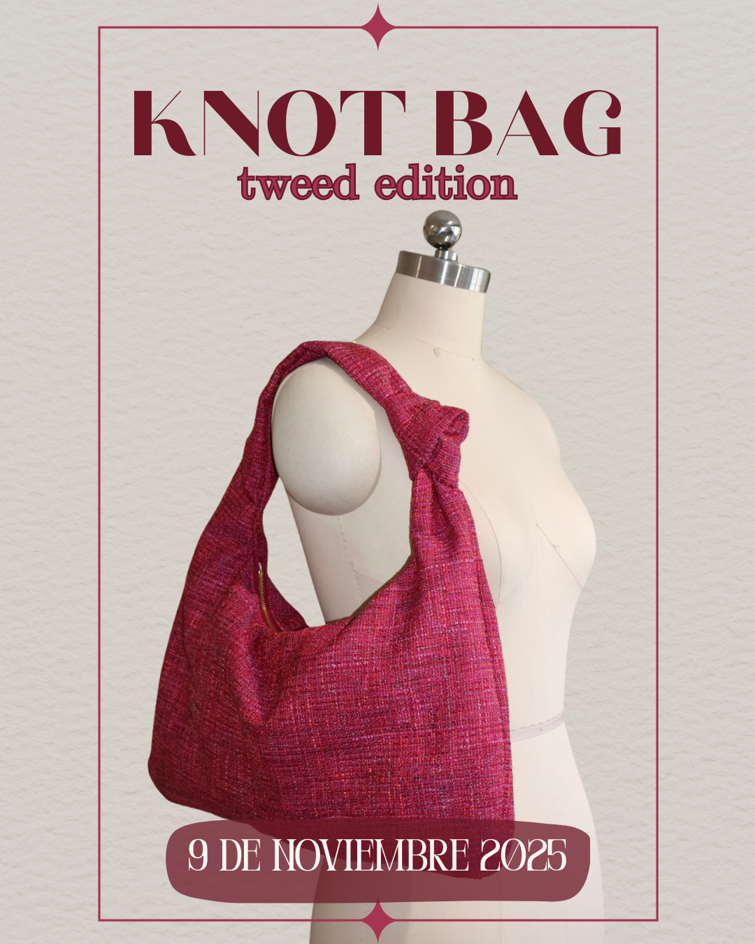 SEMINARIO: KNOT BAG "TWEED EDITION" - PRESENCIAL