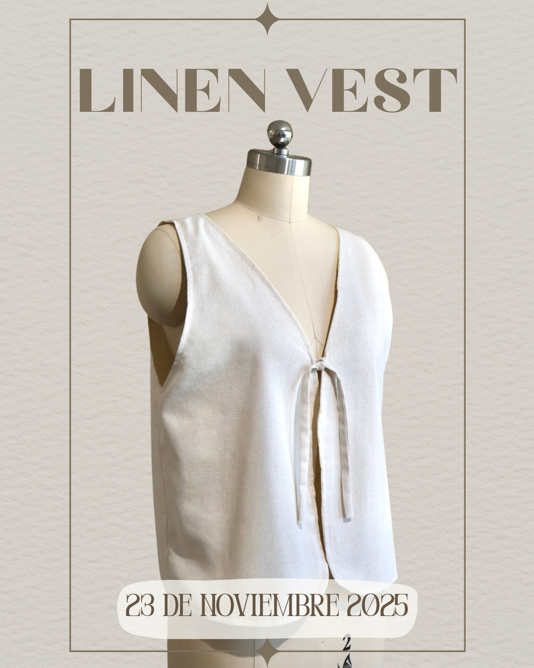 SEMINARIO: LINEN VEST - PRESENCIAL