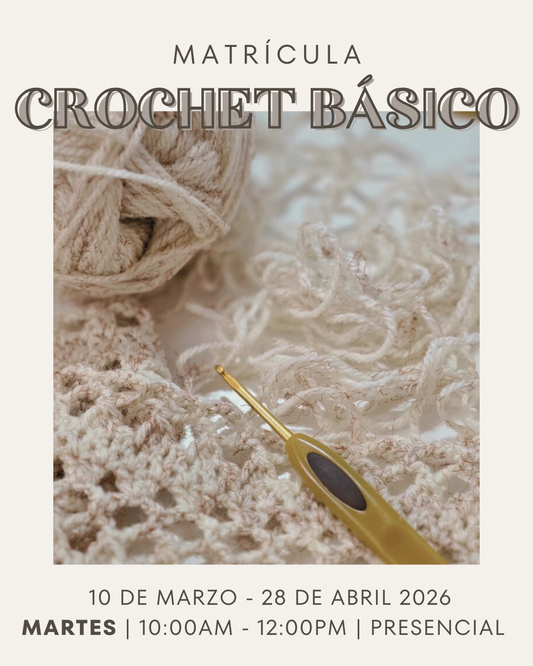 CROCHET BÁSICO MARTES AM